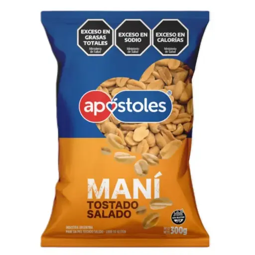 Maní Tostado Salado Apóstoles 300g