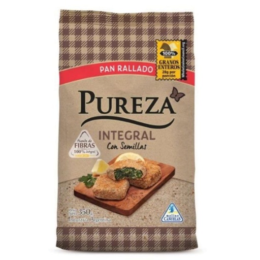 Pan Rallado Integral Pureza 350 Gr.