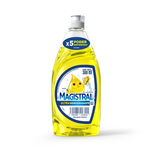 Lavavajilla Limón Ultra Magistral 300Ml