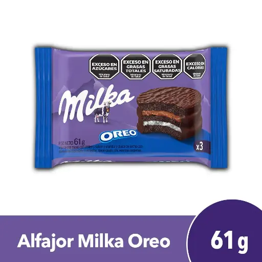 Alfajor Triple Oreo Milka 61g 