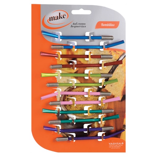 Bombilla Color Curva Make 