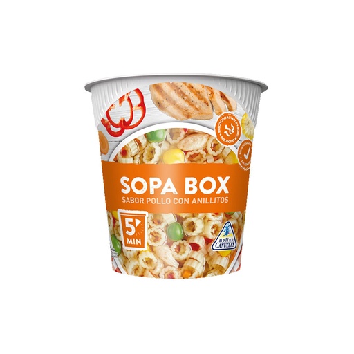 Box Sopa Pollo Con Anillos