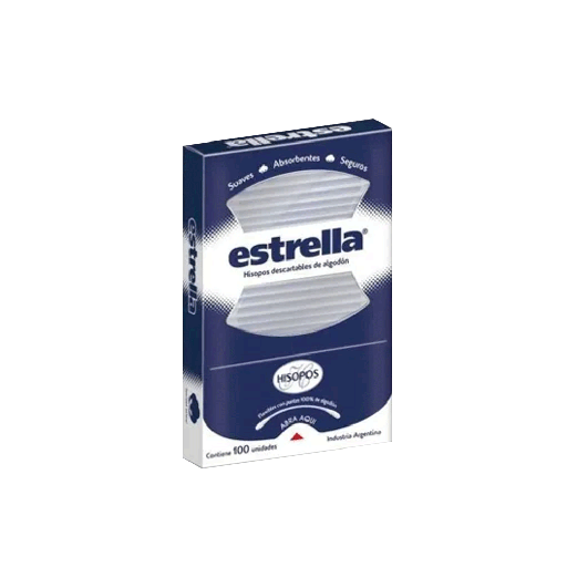 Hisopos Estrella 100u