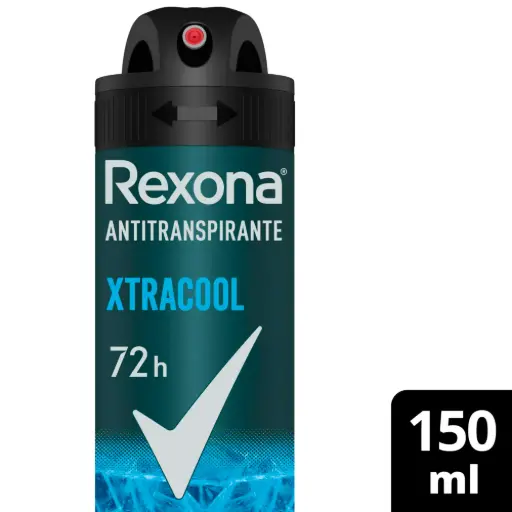 Desodorante antitranspirante rexona extracool aerosol 150cm3