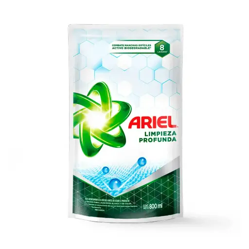 Jabón Liquido Limpieza Profunda Ariel Dp 800Ml