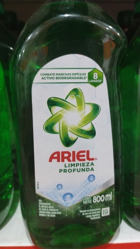Ariel Jabón Liquido Limpieza Profunda Bot 800