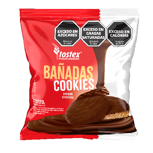 Galletitas Cookies Bañadas Tostex 120g