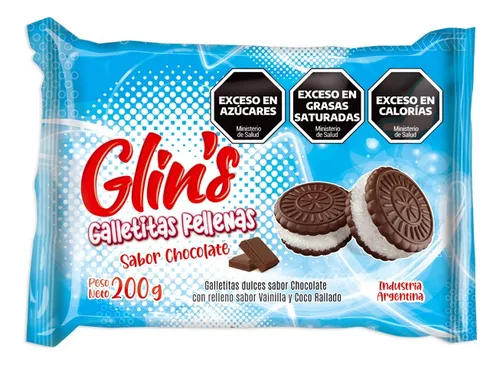 Galletitas De Chocolate Glins Relleglings 200g