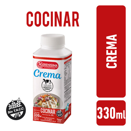 Crema Para Cocinar La Serenísima 330cc