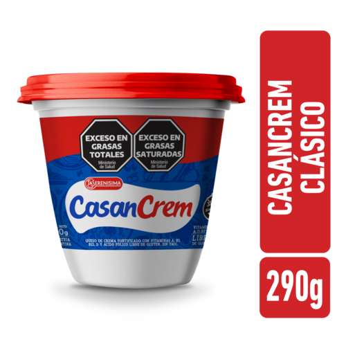 Queso Crema Entero Vit Casancrem 290g