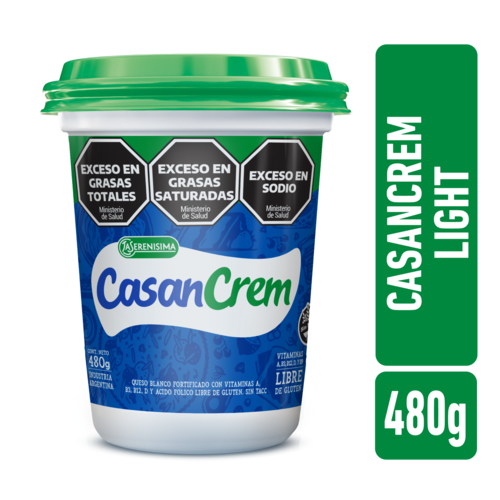 Queso Crema Casancrem Light Fort 480g