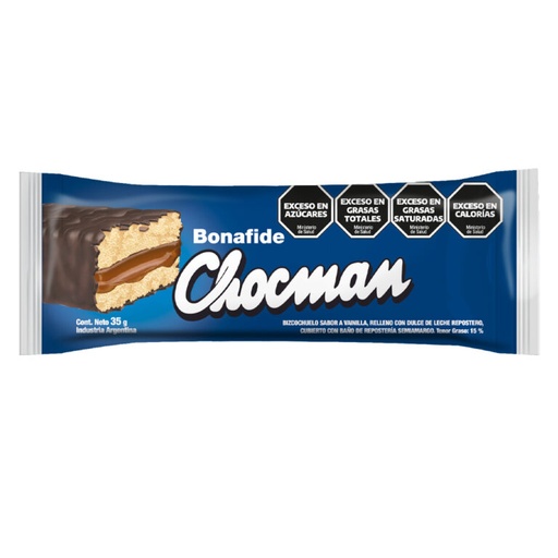 Chocolate Chocman Semiamargo 35g