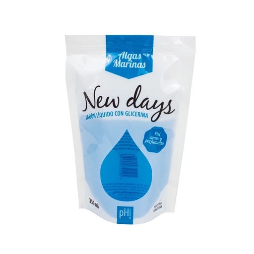 Jabón Liquido Algas Marinas New Days 250Ml