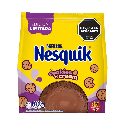 Chocolate en Polvo Cookies Nesquik 180g