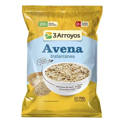 Avena Instantánea 3 Arroyos 350g