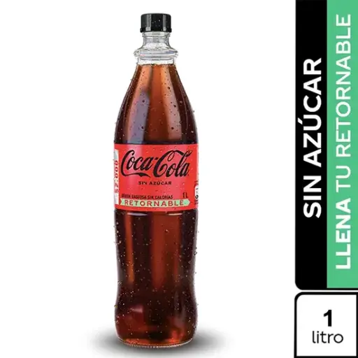 CocaCola Sin Azucar 1 Vidrio