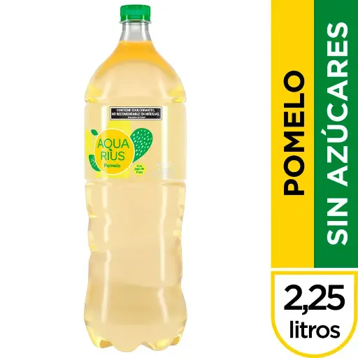 Agua Saborizada Pomelo Sin Azúcares Aquarius 2250cc