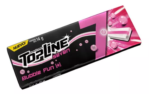 Chicles Tutti Topline Seven 14g