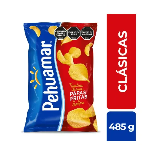 Papas Fritas Lisas Pehuamar 485g