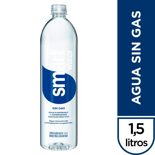 Agua Sin Gas Smartwater 1500cc