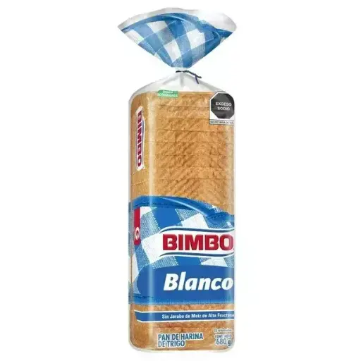 Pan de Molde Blanco Bimbo 580 g