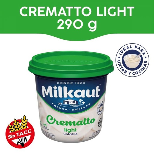 Queso Crema Balance Crematto Milkaut 285g