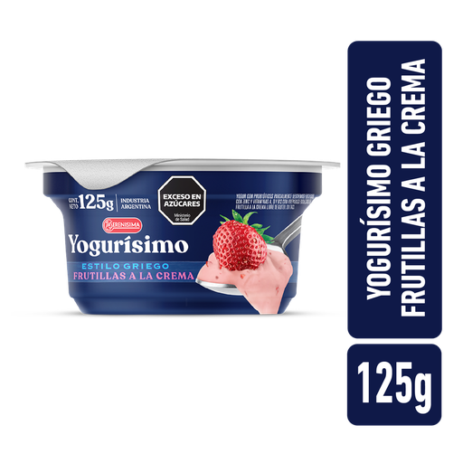 Yogurisimo Estilo Griego Frutilla 125g