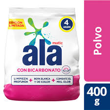 Jabón en Polvo Ala Matic Bicarbonato x 400g