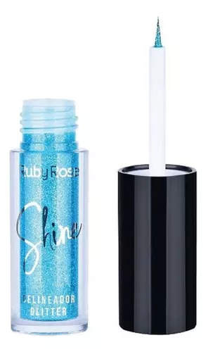Delineador Líquido Glitter Shine 06 Ruby Rose