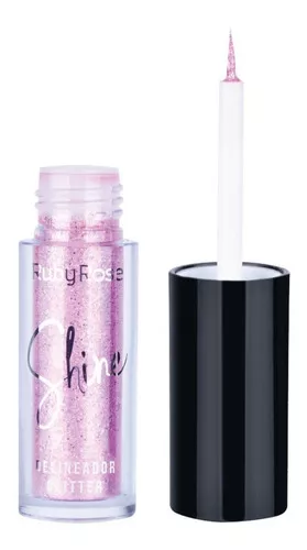 Delineador Líquido Glitter Shine 05 Ruby Rose