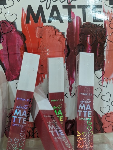 Labial Liquido Tono 8 Efecto Matte Pink 