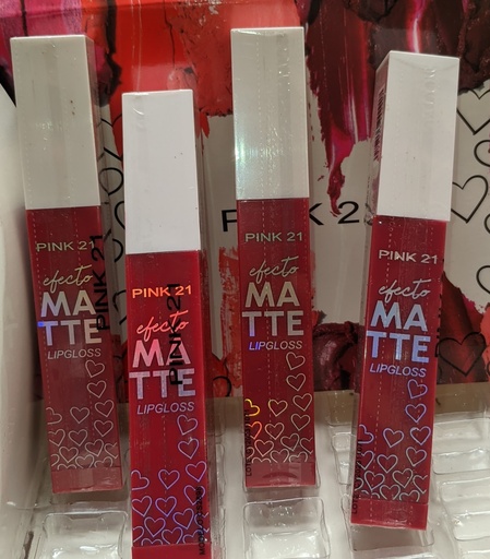 Labial Liquido Tono 7 Efecto Matte Pink 