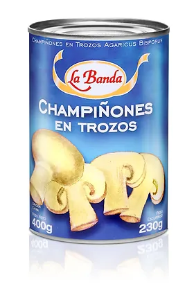 Champiñones en Trozo La Banda 400g 