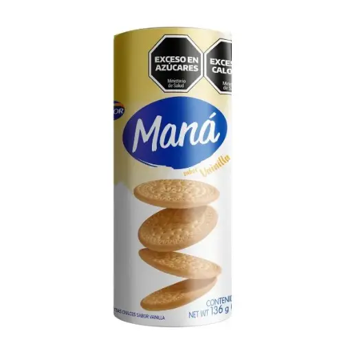 Galletitas Livianas Vainilla Maná 136g