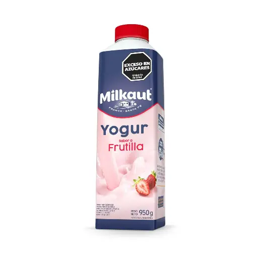 Yogur Tetra Frutilla Milkaut 950g