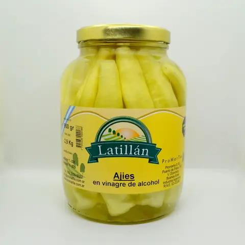 Ajíes En Vinagre Latillan 330g
