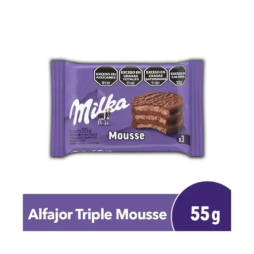 Alfajor Mousse Milka 55g