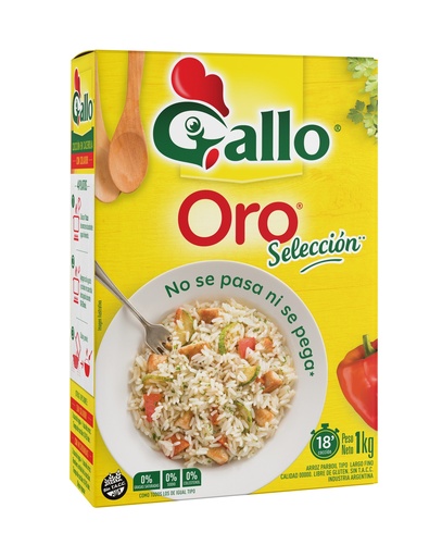Arroz Parboil Estuche Oro Gallo 1000 g