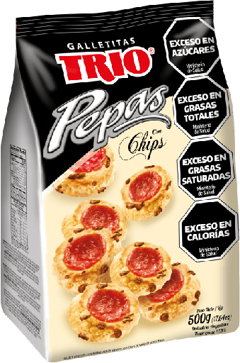 Galletitas Pepas Con Chips Trio 500g