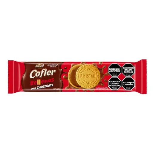 Galletitas Rellenas Chocolate Cofler 85g