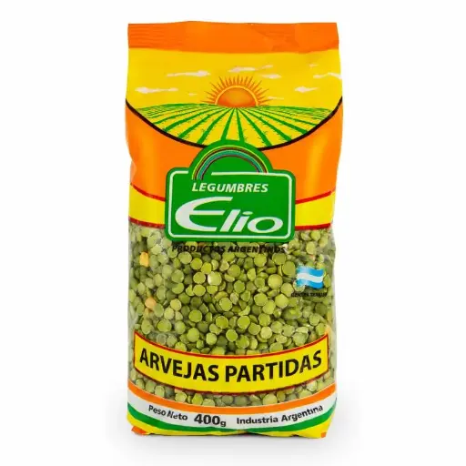Arvejas Partidas Elio x 400 g