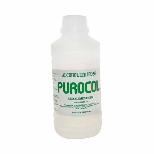 Alcohol Etilico 96° Purocol 250 ml