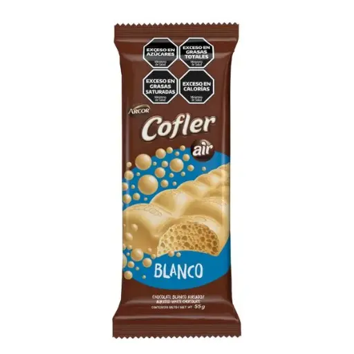 Chocolate Aireado Leche Cofler 55g