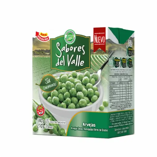 Arvejas Sabores Del Valle  340 gr