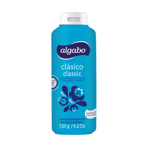 Talco Clásico Hipoalergénico Algabo 120g