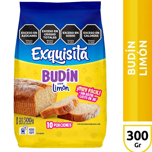 Exquisita Budín Limón X 300 Gr