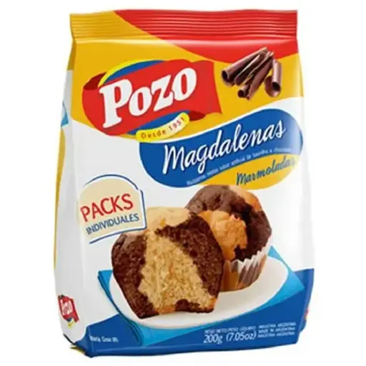 Magdalenas Marmoladas Pozo x 200 gr