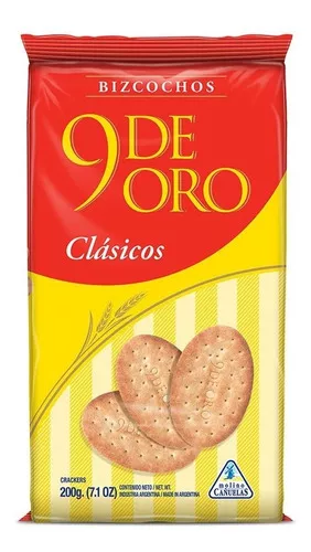 Bizcochitos Clásico 9 De Oro 200g