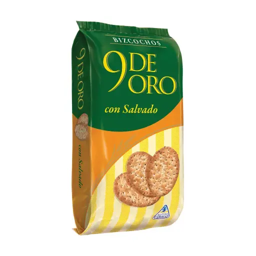 Bizcochos 9 De Oro Salvado 170 Gr