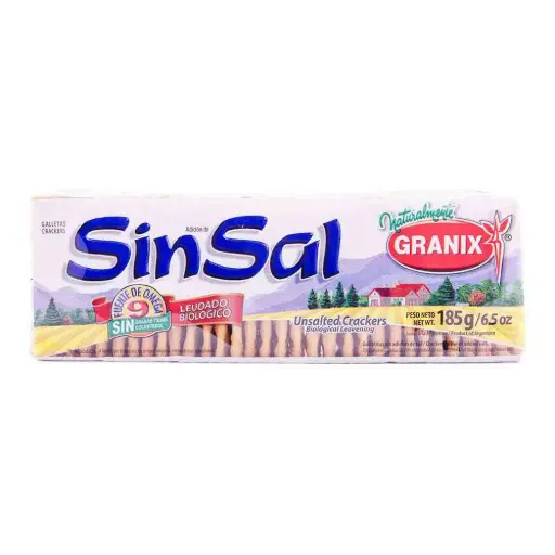 Galletitas Sin Sal Granix 185g